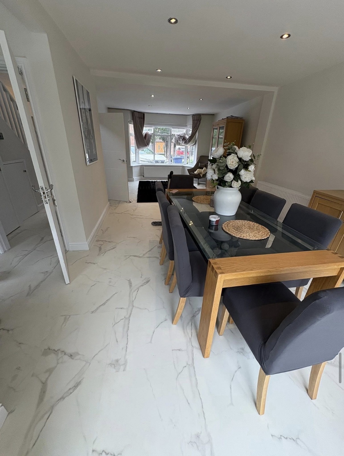 Large Format Floor Tiling — after