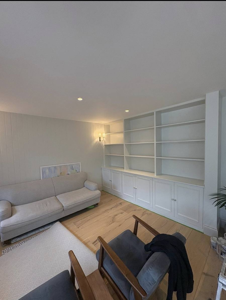 Built-in Shelving — after